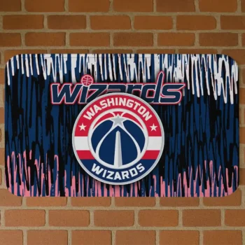 Washington Wizards Vertical Flow Blue Doormat