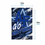 Air Force Falcons Garden Flag Custom Glowing Star Blue Best Selling