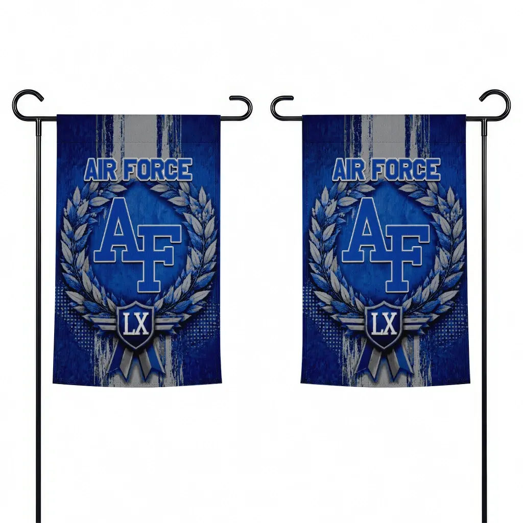 Air Force Falcons Garden Flag Customized Laurel Wreath Blue Fashion Forward Air Force Falcons Garden Flag Customized Laurel Wreath Blue Fashion Forward
