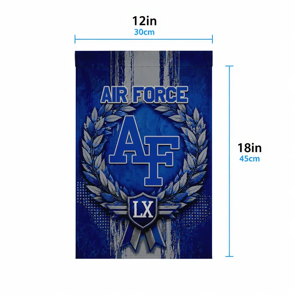 Air Force Falcons Garden Flag Customized Laurel Wreath Blue High Quality Air Force Falcons Garden Flag Customized Laurel Wreath Blue High Quality
