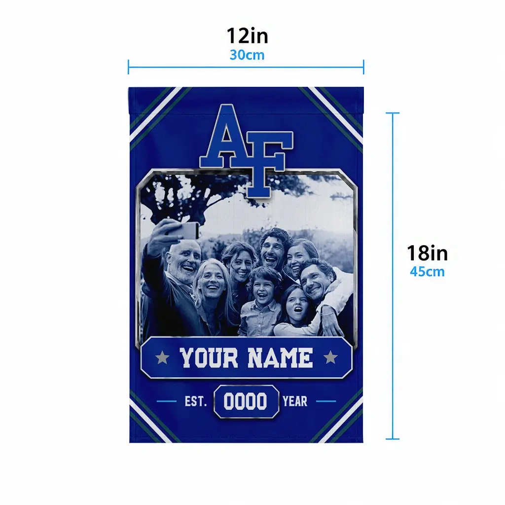 Air Force Falcons Garden Flag Customized Photo Frame Blue High Quality Air Force Falcons Garden Flag Customized Photo Frame Blue High Quality
