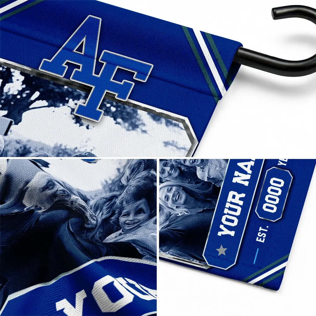 Air Force Falcons Garden Flag Customized Photo Frame Blue Latest Model Air Force Falcons Garden Flag Customized Photo Frame Blue Latest Model