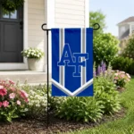 Air Force Falcons Garden Flag Personalized Chevron Stripes Blue Best Selling