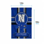 Air Force Falcons Garden Flag Personalized Circle Medallion Blue Best Selling