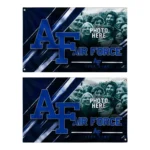 Air Force Falcons House Flag Custom Diagonal Stripes Blue Best Selling