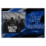 Air Force Falcons House Flag Customized Framed Photo Blue Black Best Selling