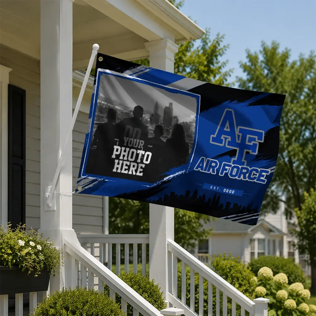 Air Force Falcons House Flag Customized Framed Photo Blue Black New Arrival Air Force Falcons House Flag Customized Framed Photo Blue Black New Arrival