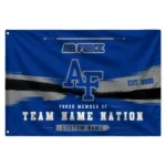 Air Force Falcons House Flag Personalized Brushed Streaks Blue Best Selling