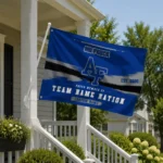 Air Force Falcons House Flag Personalized Brushed Streaks Blue Best Selling