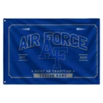 Air Force Falcons House Flag Personalized Ornate Border Blue Best Selling
