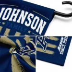 Akron Zips Garden Flag Custom Distressed Stripes Blue Best Selling