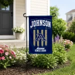 Akron Zips Garden Flag Custom Distressed Stripes Blue Best Selling