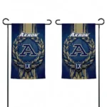 Akron Zips Garden Flag Custom Laurel Wreath Blue Best Selling