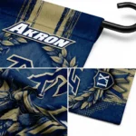 Akron Zips Garden Flag Custom Laurel Wreath Blue Best Selling