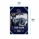 Akron Zips Garden Flag Custom Photo Frame Blue Best Selling