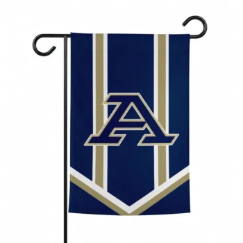 Akron Zips Garden Flag Customized Chevron Stripes Blue Best Selling
