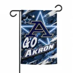 Akron Zips Garden Flag Personalized Glowing Star Blue Best Selling