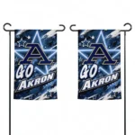 Akron Zips Garden Flag Personalized Glowing Star Blue Best Selling