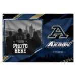 Akron Zips House Flag Custom Framed Photo Blue Black Best Selling