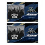 Akron Zips House Flag Custom Framed Photo Blue Black Best Selling