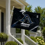 Akron Zips House Flag Custom Speed Slashes Blue Best Selling
