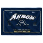 Akron Zips House Flag Customized Ornate Border Blue Best Selling