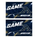 Akron Zips House Flag Personalized Action Streaks Blue Best Selling