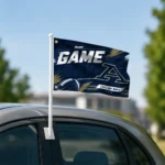 Akron Zips House Flag Personalized Action Streaks Blue Best Selling