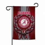 Alabama Crimson Tide Garden Flag Custom Laurel Wreath Crimson Best Selling