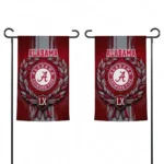 Alabama Crimson Tide Garden Flag Custom Laurel Wreath Crimson Best Selling
