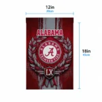 Alabama Crimson Tide Garden Flag Custom Laurel Wreath Crimson Best Selling
