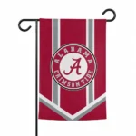 Alabama Crimson Tide Garden Flag Customized Chevron Stripes Crimson Best Selling