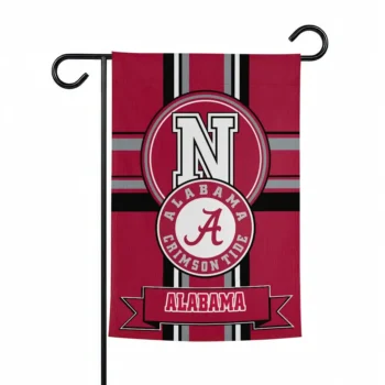 Alabama Crimson Tide Garden Flag Customized Circle Medallion Crimson Best Selling