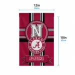 Alabama Crimson Tide Garden Flag Customized Circle Medallion Crimson Best Selling