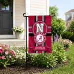 Alabama Crimson Tide Garden Flag Customized Circle Medallion Crimson Best Selling
