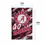 Alabama Crimson Tide Garden Flag Personalized Glowing Star Crimson Best Selling