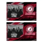 Alabama Crimson Tide House Flag Custom Framed Photo Crimson Black Best Selling
