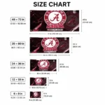 Alabama Crimson Tide House Flag Custom Speed Slashes Crimson Best Selling