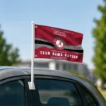 Alabama Crimson Tide House Flag Customized Brushed Streaks Crimson Best Selling