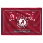 Alabama Crimson Tide House Flag Customized Ornate Border Crimson Best Selling