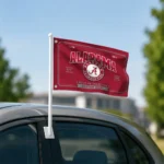 Alabama Crimson Tide House Flag Customized Ornate Border Crimson Best Selling