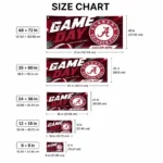Alabama Crimson Tide House Flag Personalized Action Streaks Crimson Best Selling