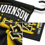 Appalachian State Mountaineers Garden Flag Custom Distressed Stripes Black Best Selling