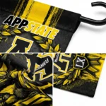 Appalachian State Mountaineers Garden Flag Custom Laurel Wreath Black Best Selling