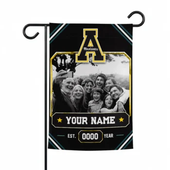Appalachian State Mountaineers Garden Flag - Custom Photo Frame Black
