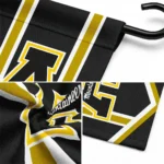 Appalachian State Mountaineers Garden Flag Customized Chevron Stripes Black Best Selling