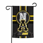 Appalachian State Mountaineers Garden Flag Customized Circle Medallion Black Best Selling