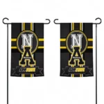 Appalachian State Mountaineers Garden Flag Customized Circle Medallion Black Best Selling