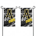 Appalachian State Mountaineers Garden Flag Personalized Glowing Star Black Best Selling