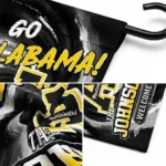 Appalachian State Mountaineers Garden Flag Personalized Swirl Vortex Black Best Selling